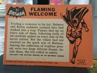 1966 Topps Batman Black Bat Set Break  51 Flaming Welcome Trading Card