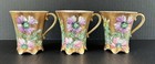 Antique Nippon Chocolate Pot   Cups Set Hand Painted Gold Gilt   Poppy Flowers