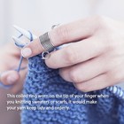 Norwegian Knitting Thimble Addi Finger Ring Yarn Colourwork 1pc Stainless   
