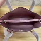 Nwt Cer24 Coach Mollie Tote Bag 25 In Signature Canvas With Charms Powder Pink