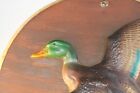 Vintage Orn-a-craft Ornamental Chalkware 1940s Flying Duck Hunting Iconic