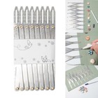Expanding Sewing Gauge Button Gauge Quilting Sewing Tool Button Gauge