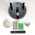 4-pack Floating Hidden Wall Mount To Display Full Size Football Helmet