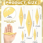 Yaocom 5 Pieces Mid Century Modern Decor Midcentury Vintage Style Gold Starburst
