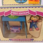1984 Cabbage Patch Kids Deluxe Miniatures Swing Play Set 1st Edition New Vintage