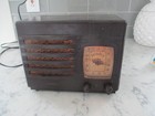 Vintage 1938 Marbled Bakelite Detrola Model 208 Tube Radio - Works