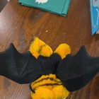 Vintage 1981 Dakin Garfield Halloween Dracula Vampire Bat Hanging Plush Rare