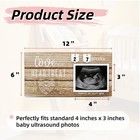 Baby Ultrasound Picture Frame With Pregnancy Countdown Weeks  Baby Sonogram P   