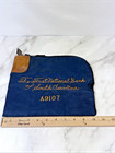 Vintage First National Bank Of Sc Zippered Arco Locking Bank Deposit Bag W  Key