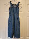 Cat   Jack Girl s Woven Sleeveless Blue Denim Jumpsuit Romper Choose Your Size