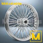 21  21x3 5 Fat Spoke Wheel 40 Stainless Spokes For Harley Touring Bagger Front