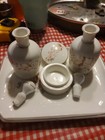 Vintage Porcelain Vanity Set 7 Piece Set