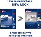 Avery Ink-jet Printer White Business Cards  28371   free Shipping  Usa Stock