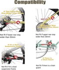 Cyclingdeal Adjustable Adult Bicycle Stabilizers Training Wheels Fits 24  To 29 