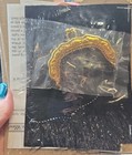 Vintage Bucilla Silk Ribbon Embroidery Kit Coin Purse Floral Carnations Kit 