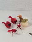 Vintage Craft Ornamental Birds Lot Of 13 Bird Ornaments Mostly 3  