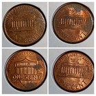    vintage Lincoln Cent Novelty Lot - Jfk Counterstamp   Ks  Wy  S State Marks