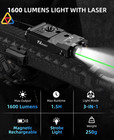 Ezshoot 1600 Lumens 4-in-1 Ar Flashlight ir Illuminator With Green ir Laser