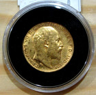     gold Half Sovereign British 22k Avg Circ King Edward Vii 1902