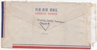 Bahamas 1941 Kgv Seal Of Bahamas Scott 86 Censored Airmail To London Solo Use