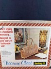 Tandy Leather Company Handbag Kit  treasure Chest  Leather Making Kit Purse Vtg