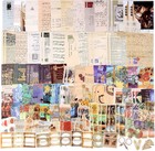 200pcs Vintage Junk Journal Supplies scrapbook Supplies Scrapbooking Paper An   