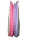 Rare Vtg 1960s Gaymode Jc Penny   s Neon Mesh Genie Jumpsuit S Harem Mod Rainbow