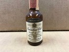 Vintage Canadian Club Whisky Empty Mini Bottle
