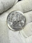 1967 Finland 50th Anniversary Of Independence 10 Markkaa Silver Coin Ogp H44