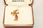 Langers Black Hills Silver Roy Rogers   Trigger Charm Pendant New Gold Vermeil