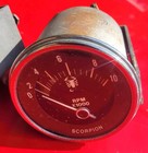 Vintage Scorpion Snowmobile Tachometer  Speedometer Gauge Set Super Stinger Whip