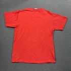 Vintage Y2k Dude Alaska s Cool Graphic Tourist T Shirt Men L Red Gildan Souvenir