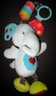 Honey Bunny Musical Blue Elephant Plush Baby Toy Rattle Activity Developmental