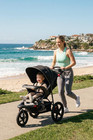 Jogging Stroller  Foldable Jogger With Air-filled Tires Shock Absorbing Suspensi