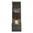 Decorative Water Feature     Outdoor Resin Tiered Fountain With Led Lights