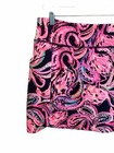 Lilly Pulitzer Luxletic Pink Navy Flamingo-print Mini Skirt  Size Medium