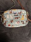 Dooney   Bourke Disney Dogs Blue 2017 Ambler Crossbody Shoulder Purse Euc