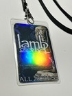 Lamb Of God All Access Holographic Reprint Laminate Pass