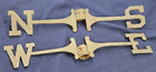 Antique Cast Brass bronze Lightning Rod Weathervane Directional Arrow Primitive