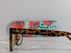 Betsey Johnson Eyeglasses Frames Black Brown Pd 62mm Vmp2013