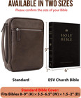 Bible Cover - Bible Case With Durable Handle  Men s Carrying Book Case Church Ba