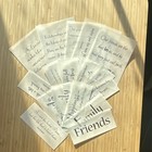 Creative Memories Vellum Paper Quotes Friends   Family Words   Phrases 17 Pcs