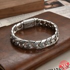 12mm Heavy Solid 925 Sterling Silver Miami Cuban Link Chain Mens Bracelet Retro