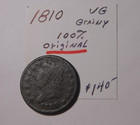 1810 Classic Head  Large Cent V  Good But Grainy Only  56 00                      