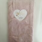 New Baby Blanket Pink Embossed Hearts Pattern Warm Cozy Baby Gift   The Cutest