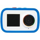   Dual Screen Wifi Action Camera 4k 18mp  Waterproof  Blue And White