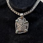 Authentic Spanish-colonial 2-reales Silver Shipwreck Cob Coin With Date In Bezel