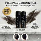 Kakula Keratin Hair Fiber Fiber 27 5g Black Dark med light Brown Fast Shipping
