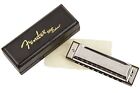 Fender Blues Deluxe 10-hole Harmonica In The Key Of C With Case