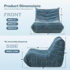 Bean Bag Chair Big Sofa Beanbag Chair For Adults Fireside Chair Bean Bag Loun   